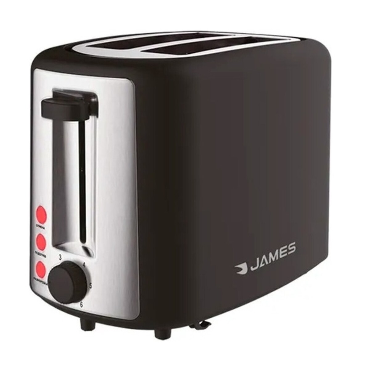 Tostadora James 6 Niveles Acero Inoxidable 2 Panes 800w 