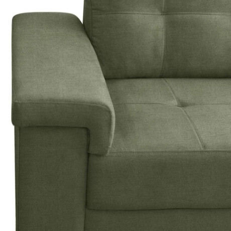 Sillon 3 Cuerpos en tela de Lino Palazio Verde
