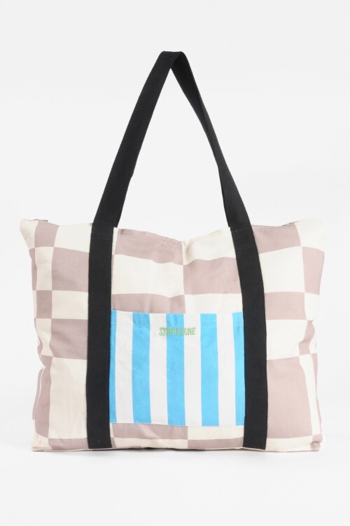 PREVENTA Bolso damero multicolor