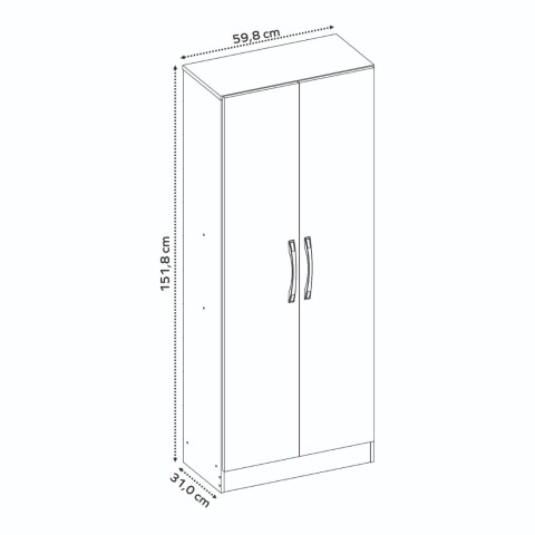 Multiuso Dispensero 2 Puerta 56096 Notavel Blanco Multiuso Dispensero 2 Puerta 56096 Notavel Blanco