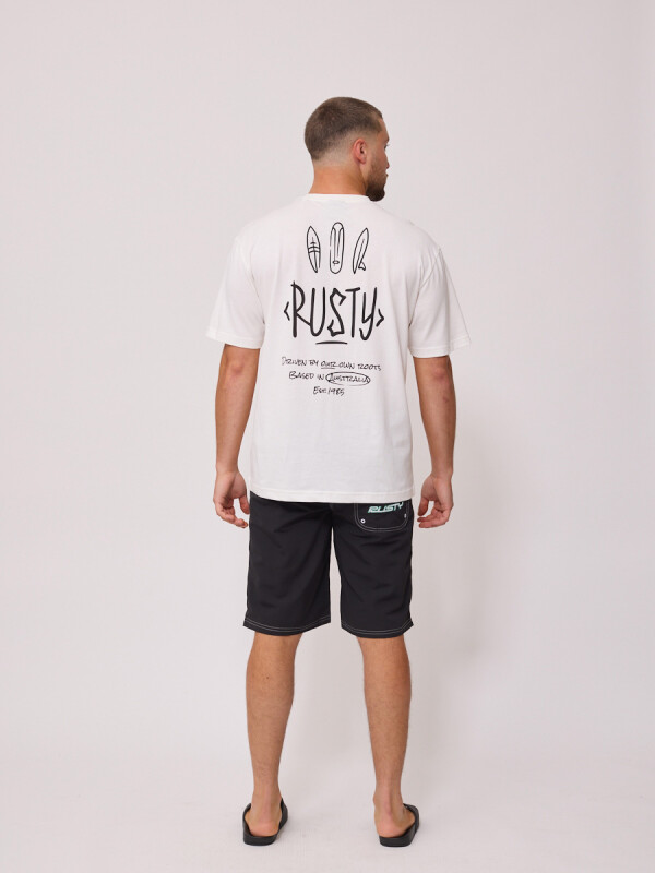 T-SHIRT ROKAI RUSTY Blanco