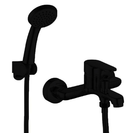 Griferia Ducha Exterior De Bronce En Negro Mate 000