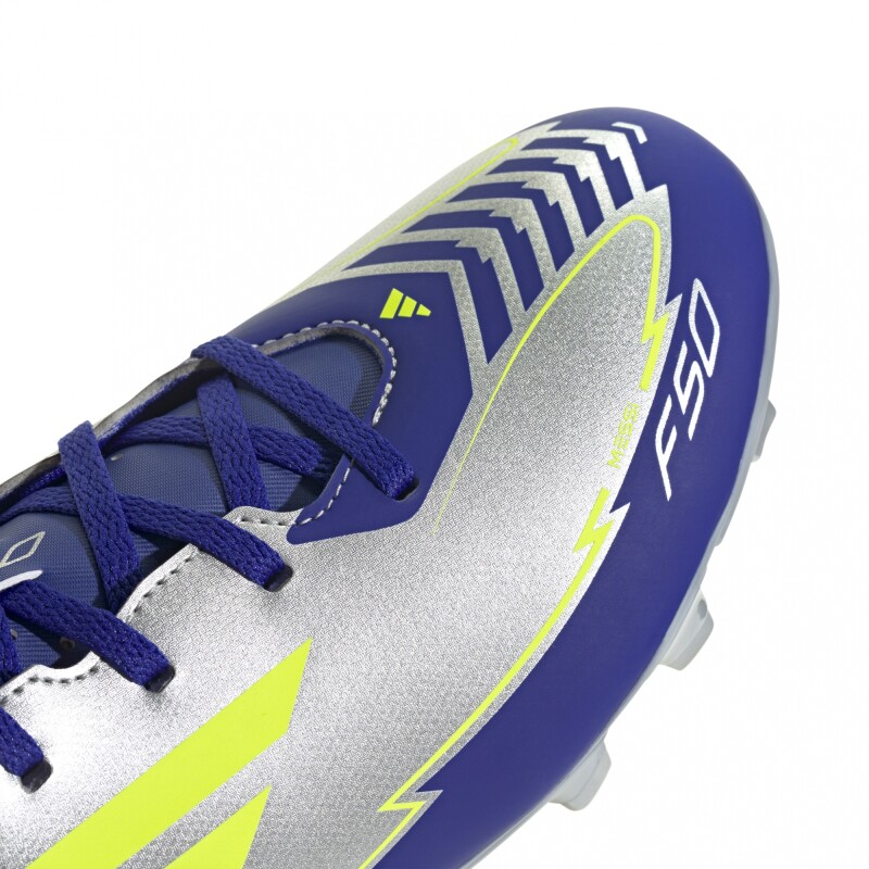 Championes adidas F50 Club Messi Silver & Blue