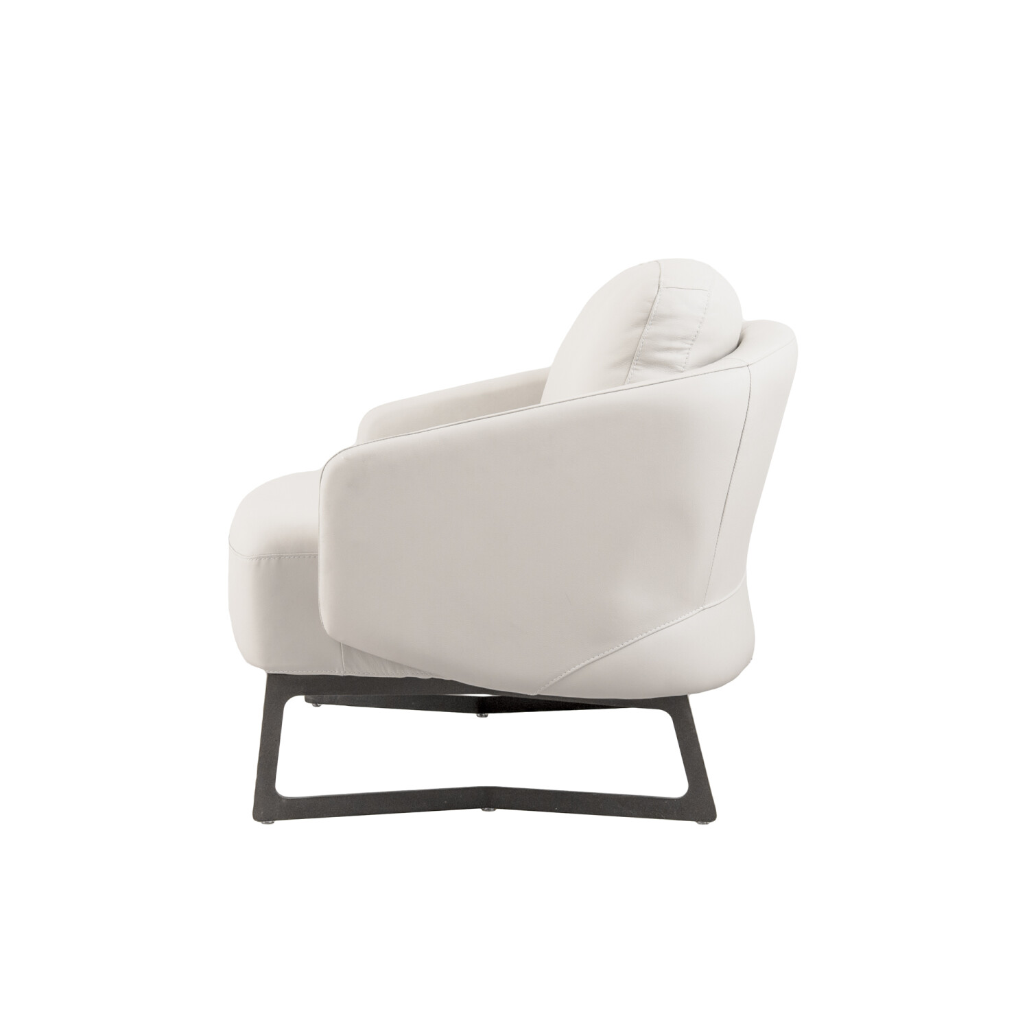 Sofá Cuero Blanco Amalfi — Divino