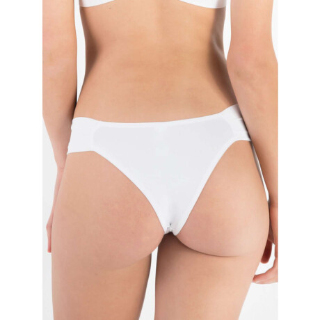 Bikini frunce sacks Blanco