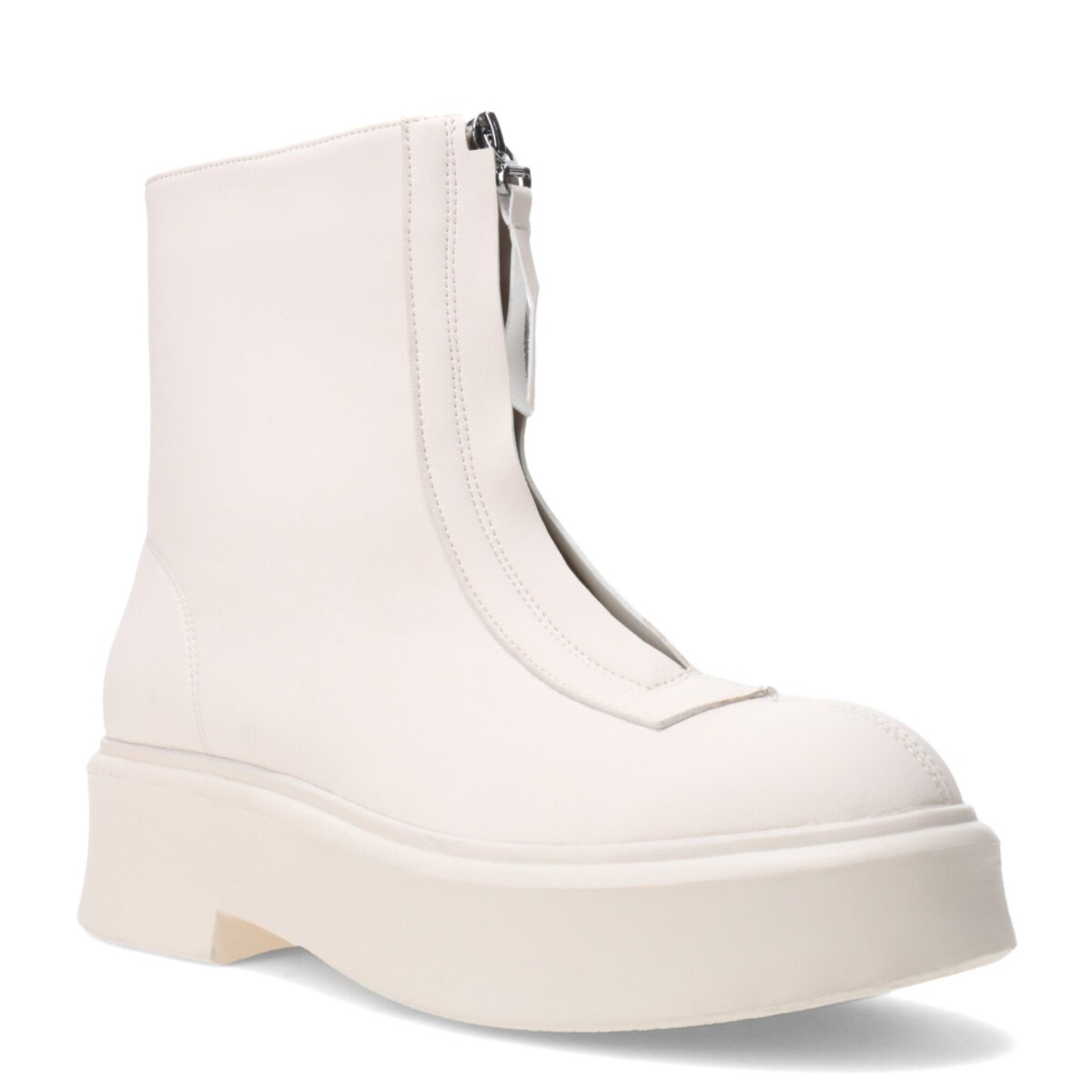 Botas de Mujer Miss Carol KIMAKA chelsea con cierre - Blanco Hueso 