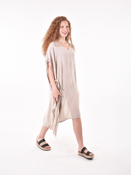 VESTIDO BOTAFOGO GRIS CLARO