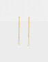 Aros Colgantes Largos Strass Crystal Aros Colgantes Largos Strass Crystal - Dorado