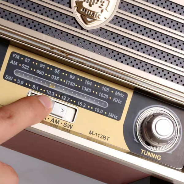 Radio Portátil Retro Cmik 113bt RADIO RETRO CMIK 113BT LEDSTAR
