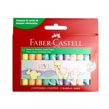 Plastilina Faber-Castell x12 Pastel Plastilina Faber-Castell x12 Pastel