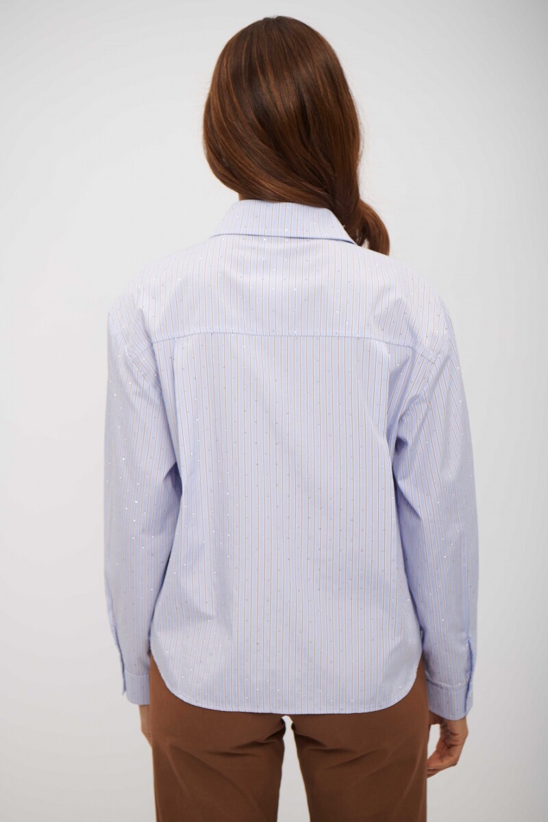 CAMISA MARGARA CELESTE