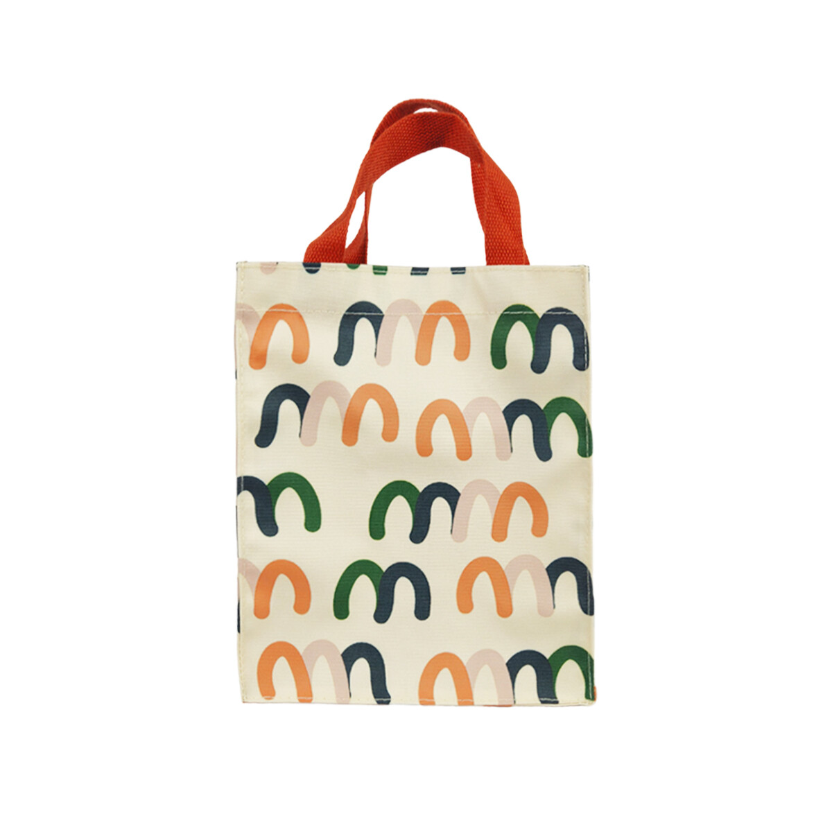 Lunchera con velcro con asa - Blanco 