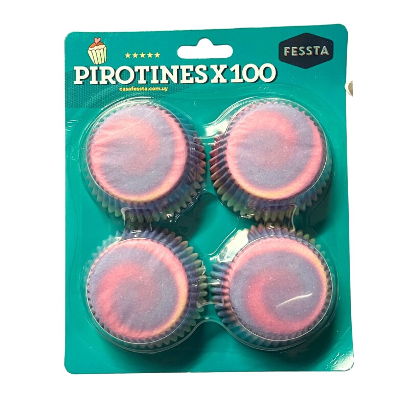 Pirotines x100 Fessta Multicolor