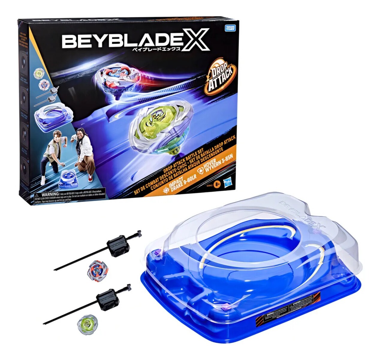 Set De Batalla Beyblade X Drop Attack Beystadium 