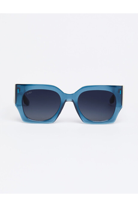 Lentes Tiwi Matt Shiny Ocean Blue With Blue Lenses