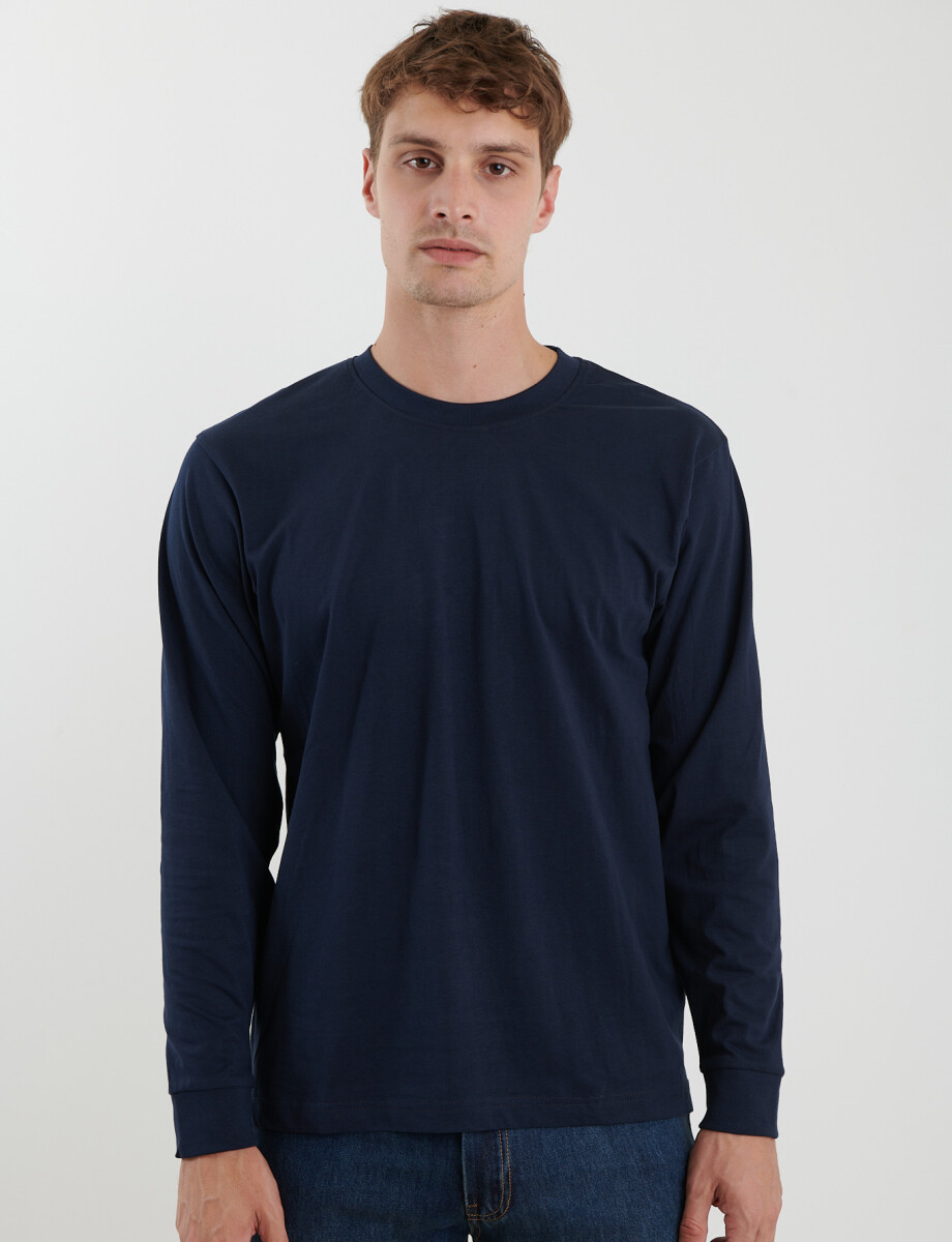 520682 T-SHIRT HARRINGTON LABEL Azul Oscuro