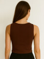 Tops Mirea Marron