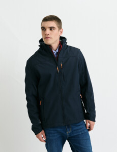 300550 CAMPERA HARRINGTON LABEL Azul Oscuro