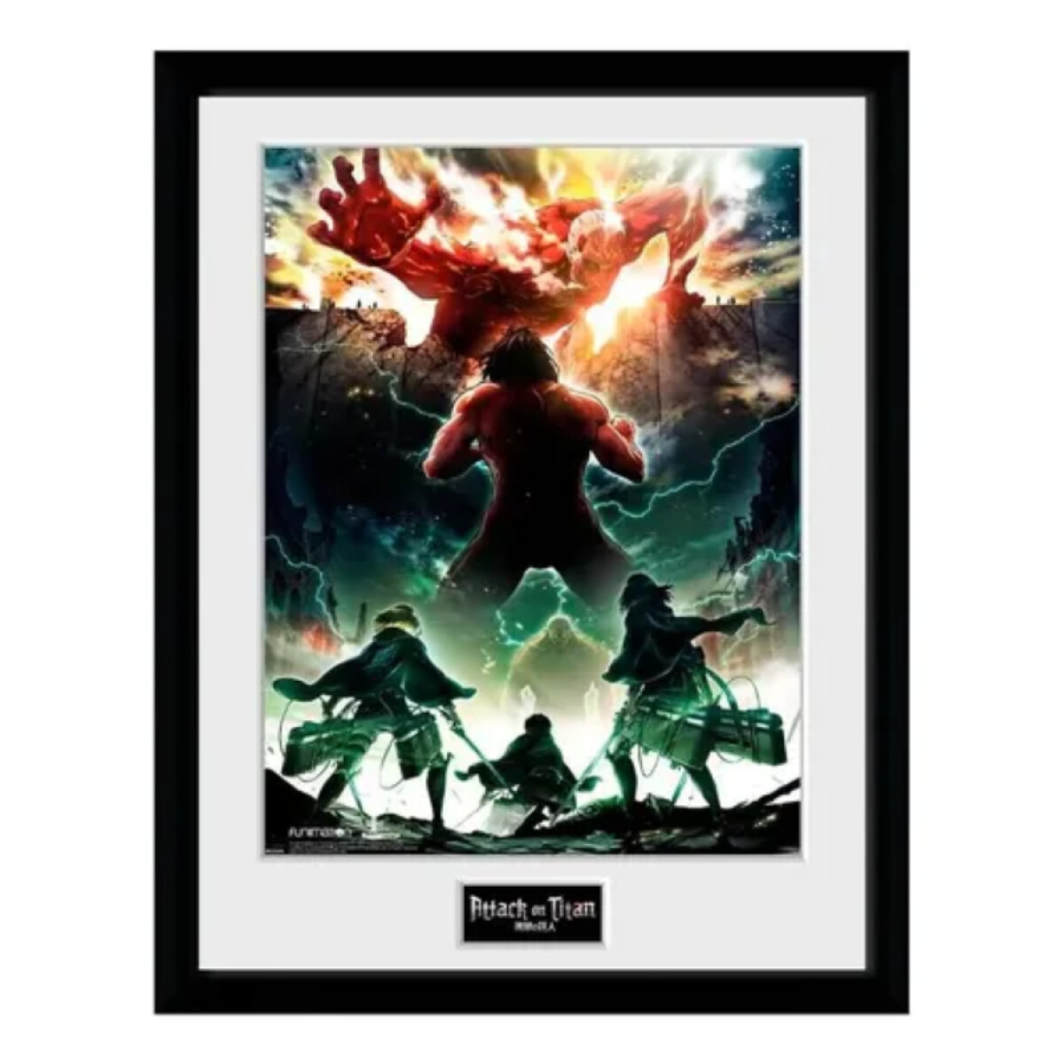 Cuadro Attack On Titan Frame Print - Attack Titan 