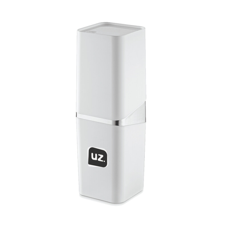 Porta Cepillo Con Tapa BLANCO