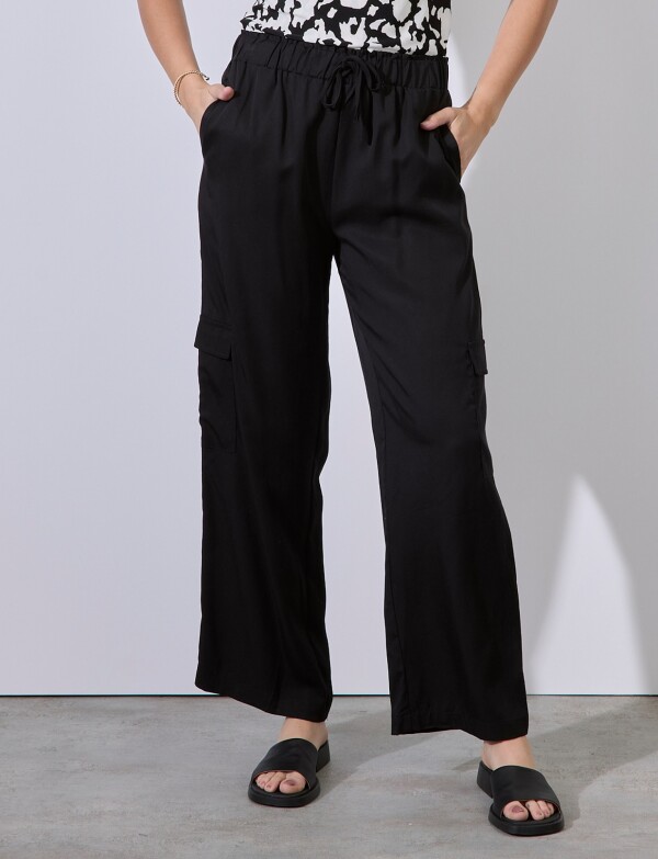 Pantalon Cargo NEGRO