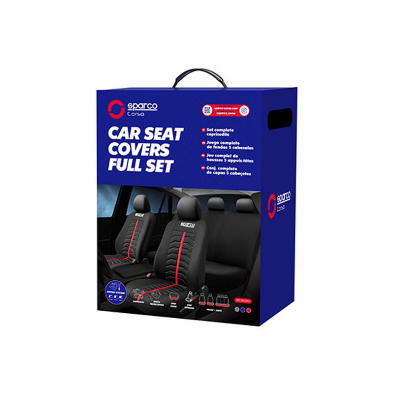 Sparco Cubre Asiento Rojo