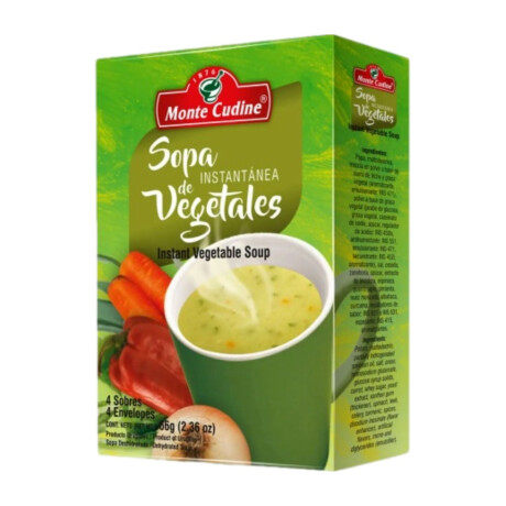 SOPA MONTE CUDINE INST. CJ X 4U VEGETALES SOPA MONTE CUDINE INST. CJ X 4U VEGETALES