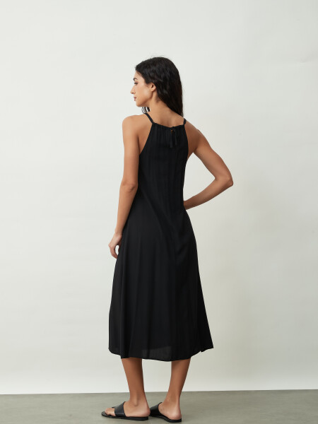 VESTIDO PADERNO NEGRO