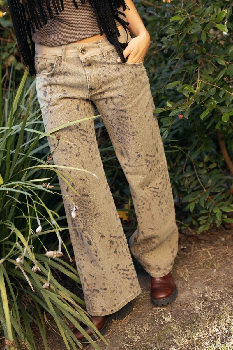 Appaloosa Jean Print Verde Musgo