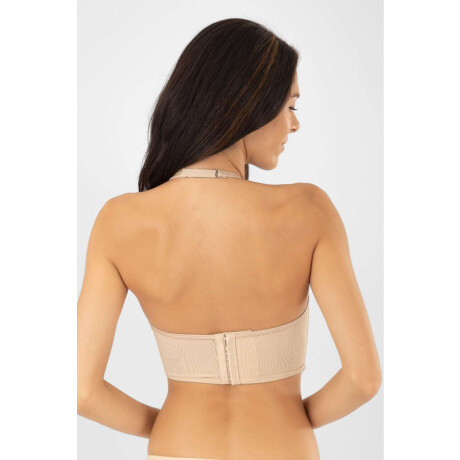 Halter con aro luxe Champagne