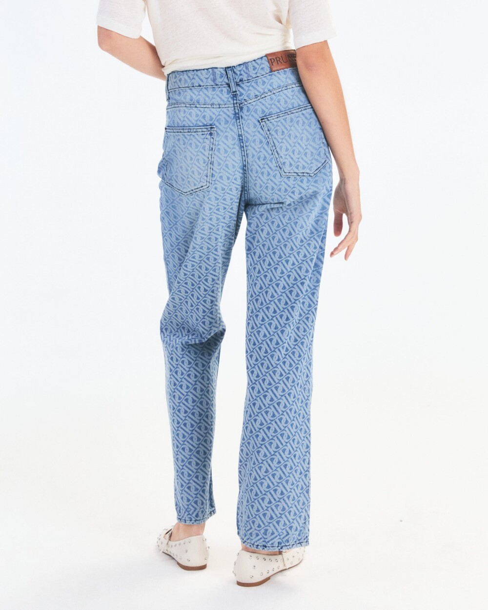 Denim Straight Monogram Azul