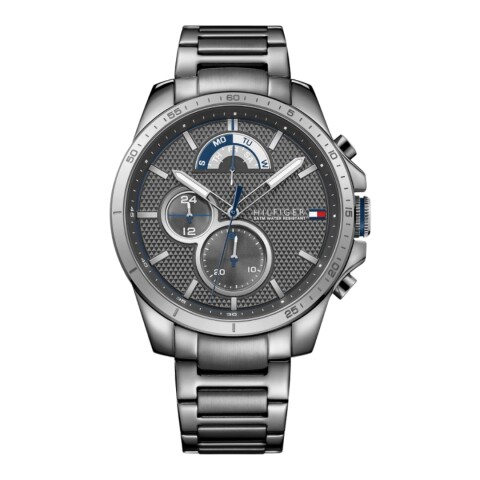 Reloj Tommy Hilfiger 1791347 para hombre con correa de acero Plateado