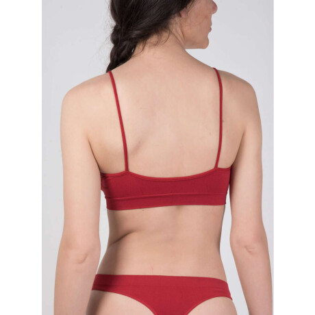 Soutien bretel fino prili Rojo tomate