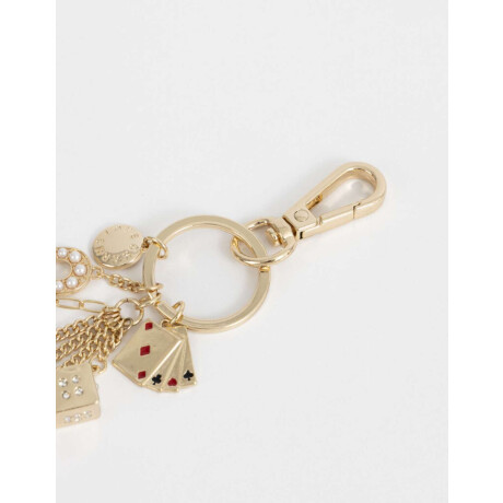 Llavero Y Charm Multidijes Combinacion Multicolor