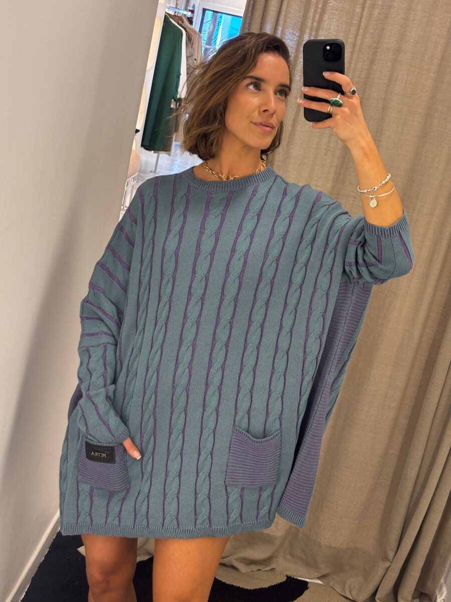 Sweater Oceano - Verde Lila 