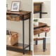 VASAGLE Mesa de Consola con 2 Cajones – Mesa de Entrada para Dormitorio y Sala de Estar Sin Color