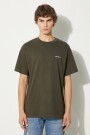 S/S SCRIPT EMBROIDERY T-SHIRT Verde