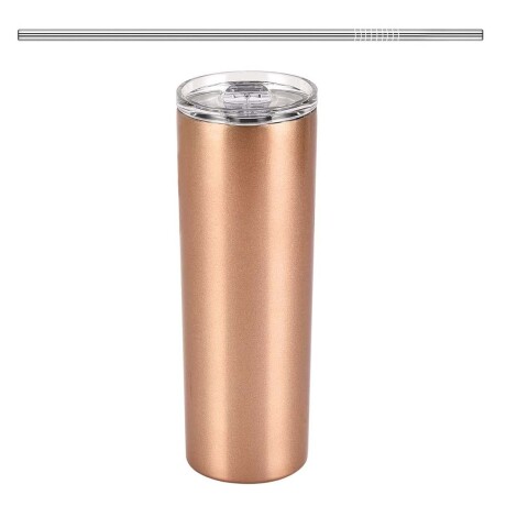 Vaso Termo Viaje Térmico 500Ml Acero Inoxidable Tapa Sorbito Cobre
