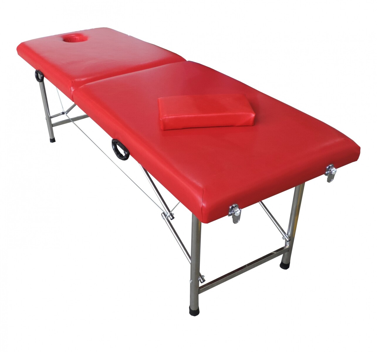 Camilla para Masajes Plegable Aluminio - ROJO 