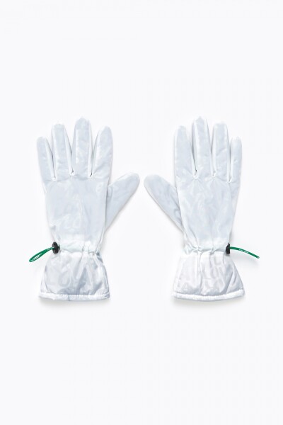GUANTES LOGO DISTORB Plata