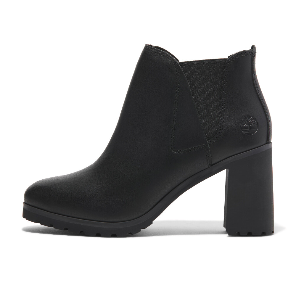 Botas Mid Chelsea Mujer Black Full Grain