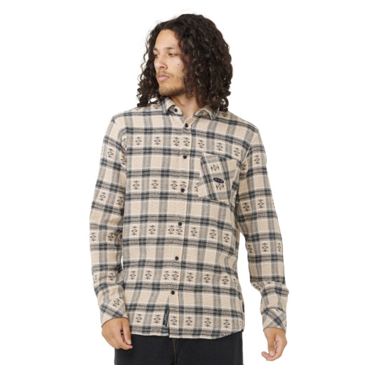 Camisa Rip Curl Archive Flannel - Patron Camisa Rip Curl Archive Flannel - Patron