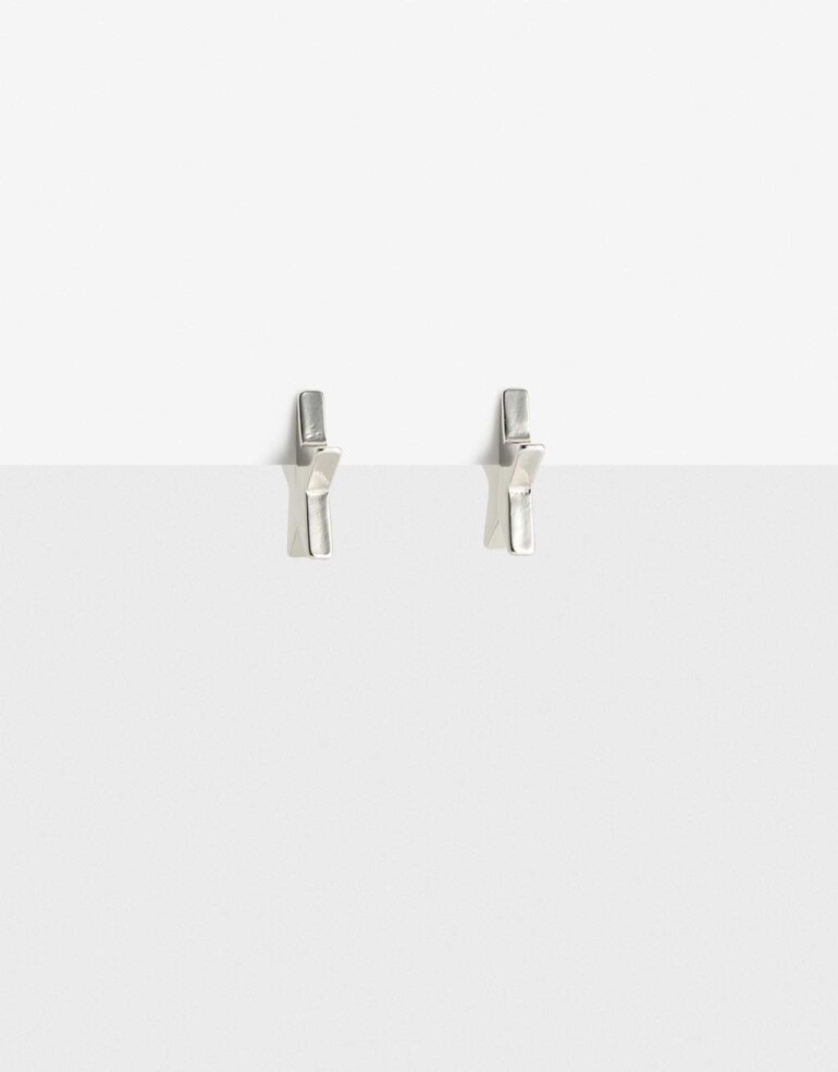 Aros Pasantes Metal Aros Pasantes Cosmic - Plateado Rodio