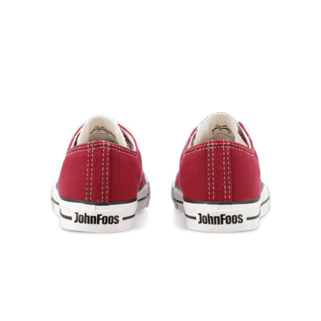 Championes John Foos Unisex -182 BORDO - 1820234 ELD