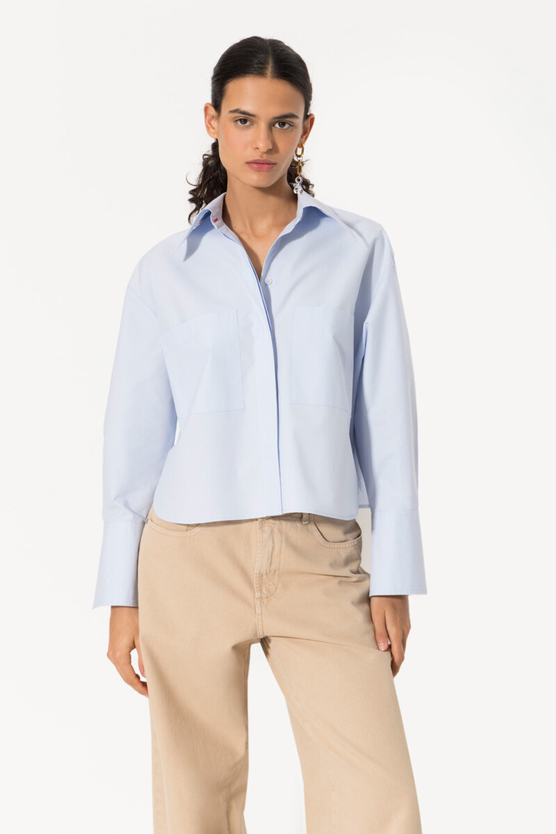 CAMISA SALLY Celeste