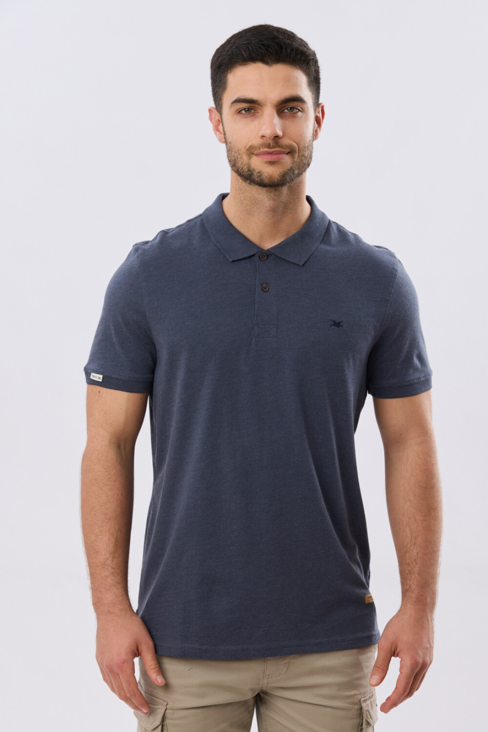 REMERA POLO LISA JERSEY Denim