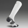 Vectr Light Cushion Full Length Compression Socks - Unisex White/grey