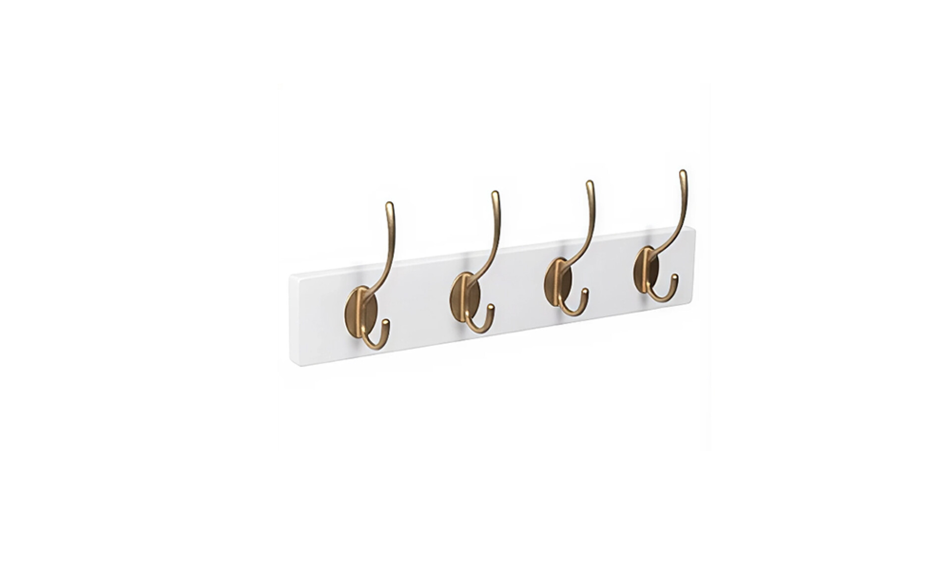 Perchero De Pared Blanco 4 Perchas 9103bllt 