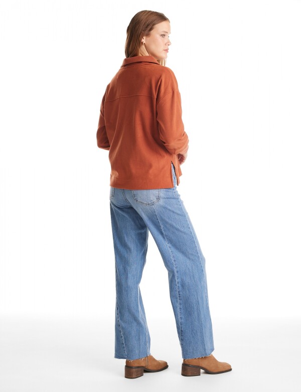 Buzo Esc V TERRACOTA