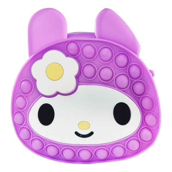 Cartera Pop It Multicolor Niños Infantil Regalo Burbujas Color Variante Violeta